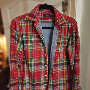 Small polo Ralph Lauren plaid buttondown